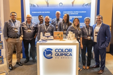 Color Química participa dos principais eventos do setor de papel e é premiada no Prêmio Tissue Online 2025